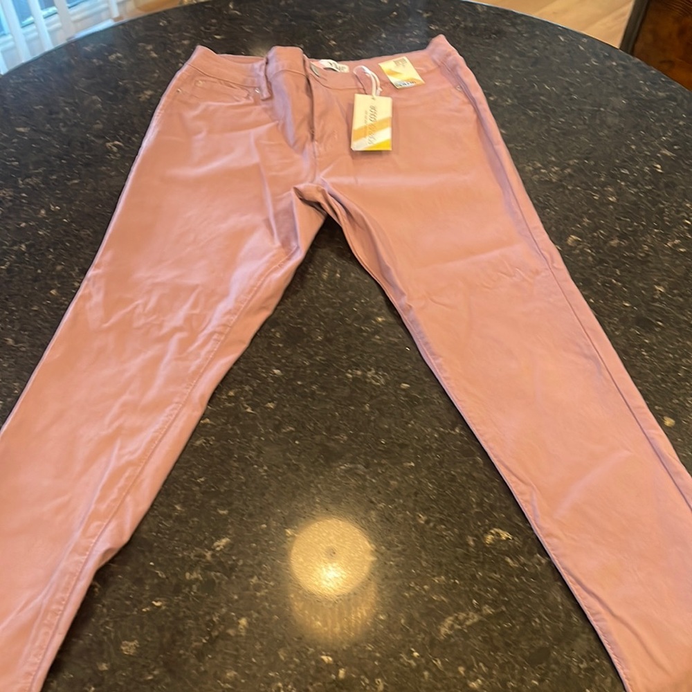 YMI mid rise hyper stretch skinny jeans, lavender